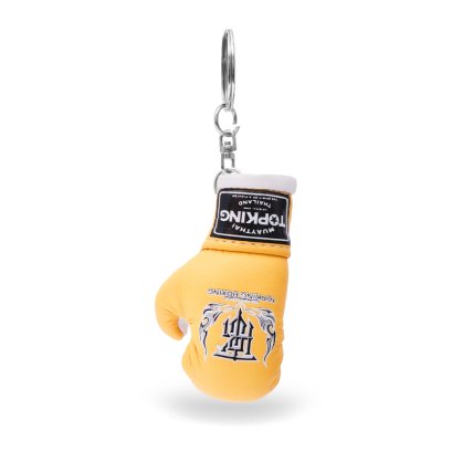 TOPKING WHITE YELLOW MINI GLOVES KEY RINGS