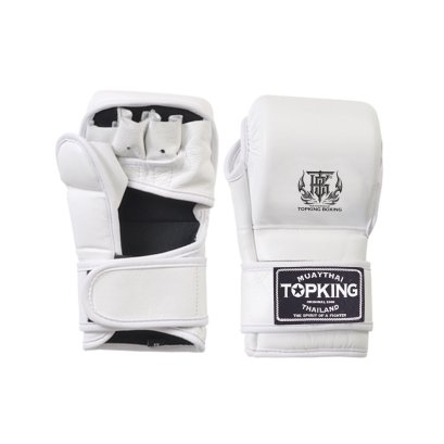 TOPKING WHITE GRAPPLING GLOVE "COMBAT"