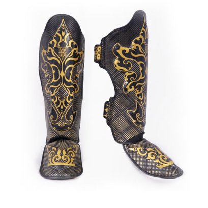 TOPKING SHIN GUARDS BLACK KANOK