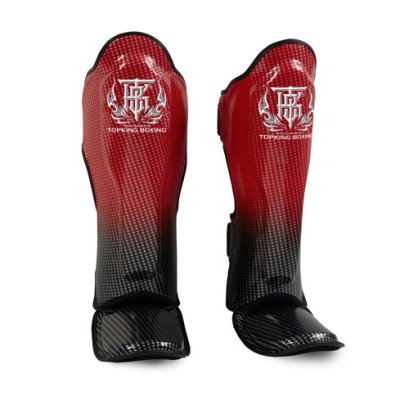 TOPKING SHIN GUARDS RED SUPER STAR