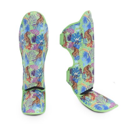 TOPKING SHIN GUARD GREEN WILD TIGER KING
