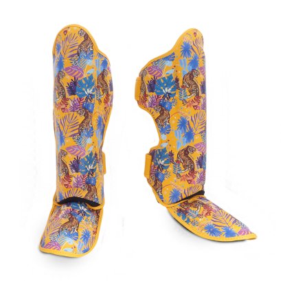TOPKING SHIN GUARD YELLOW WILD TIGER KING