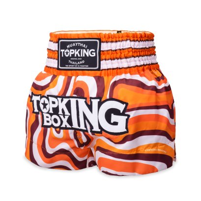 TOPKING THAI BOXING SHORTS ORANGE 251