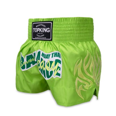 TOPKING THAI BOXING SHORTS GREEN 253
