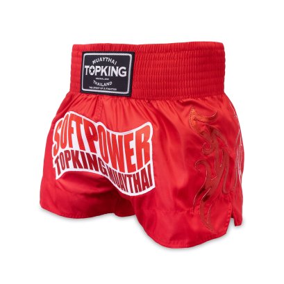 TOPKING THAI BOXING SHORTS RED 255