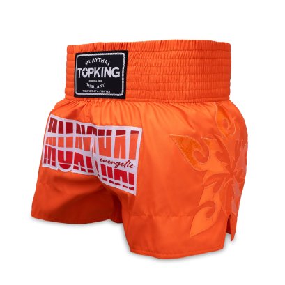 TOPKING THAI BOXING SHORTS ORANGE 258