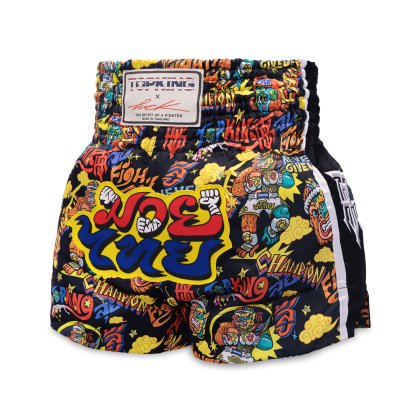 TOPKING X PUCK THAI BOXING SHORTS 01