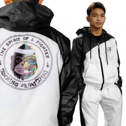 TOPKING WHITE BLACK TRACK SUITS