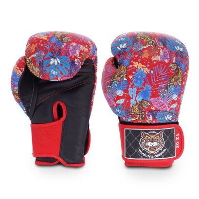 TOPKING GLOVES BLACK RED WILD TIGER KING