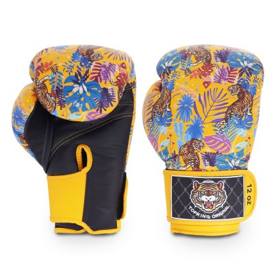 TOPKING GLOVES BLACK YELLOW WILD TIGER KING