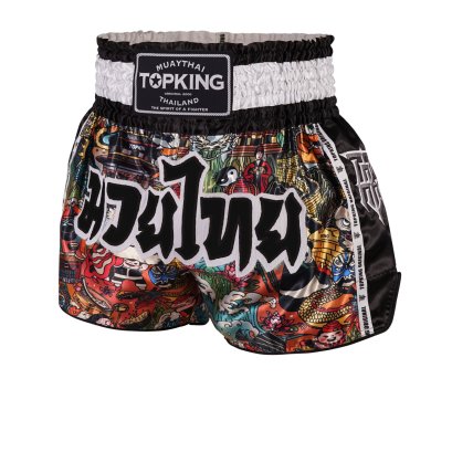 TOPKING THAI BOXING SHORTS BLACK 226