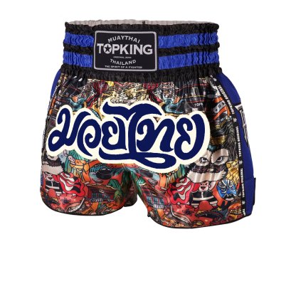 TOPKING THAI BOXING SHORTS BLUE 227