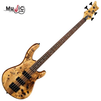 Dean Edge 4 Select Electric Bass Guitar - Burled Poplar Satin Natural