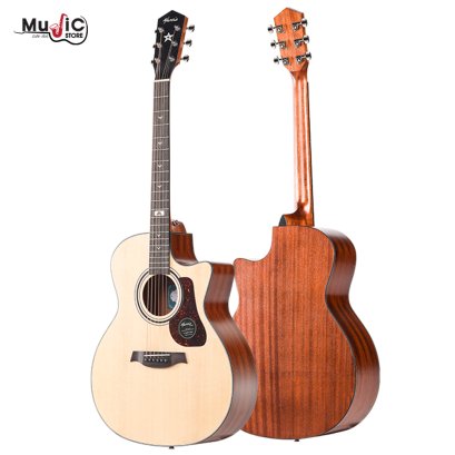 Mantic GT10GC Solid Top Acoustic Guitar