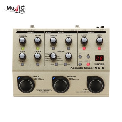 เอฟเฟคร้อง Boss รุ่น VE-8 Acoustic Singer