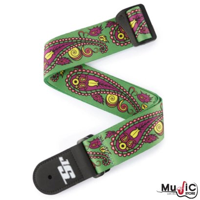 Planet Waves Guitar Strap (JS -Paisley Green)