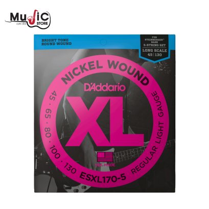สายเบส D’Addario EXL170-5  5-String Nickel Wound