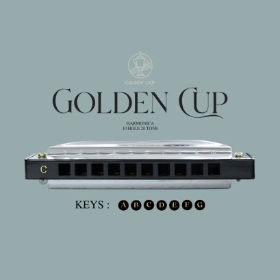 เมาท์ออแกน Golden Cup JH-1020 Harmonica