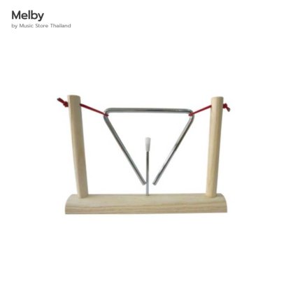Melby ไทรแองเกิล (สามเหลี่ยม) พร้อมขาตั้งไม้ (Triangle with Stand)