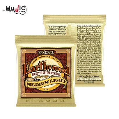 Ernie Ball 2003 Earthwood Medium Light Acoustic Guitar Strings .012-.054