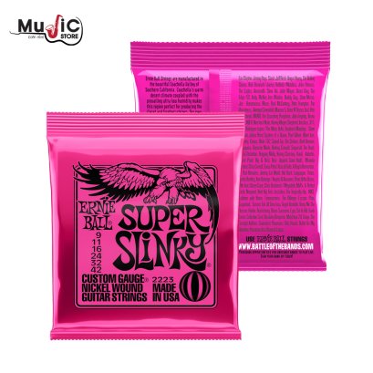 Ernie Ball 2223 Super Slinky Electric Guitar Strings .009-.042