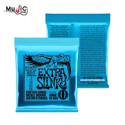 Ernie Ball 2225 Extra Slinky Electric Guitar Strings .008-.038