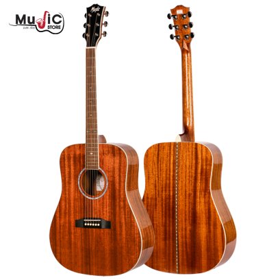 Mantic J1  Acoustic Guitar ( All Solid Mahogany )