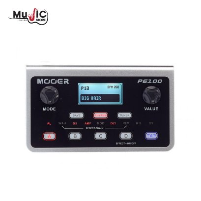 MOOER PE100 Portable Guitar Effect