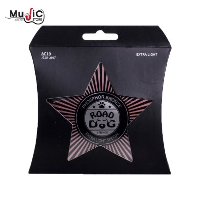 สายกีต้าร์โปร่ง Road Dog AC10 Phosphor Bronze Coated .010-.047