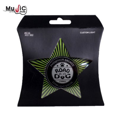 สายกีต้าร์โปร่ง Road Dog AC11 Phosphor Bronze Coated .011-.052