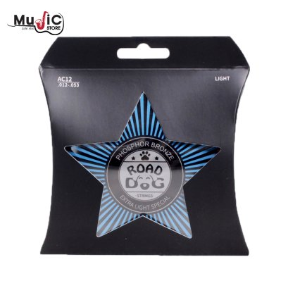 สายกีต้าร์โปร่ง Road Dog AC12 Phosphor Bronze Coated .012-.053