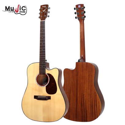 กีต้าร์โปร่ง SAGA DS10C ( Solid Top )