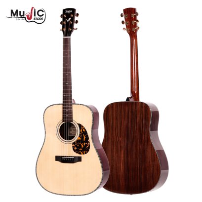 กีตาร์โปร่ง SAGA DS20 Acoustic Guitar ( Solid Top )