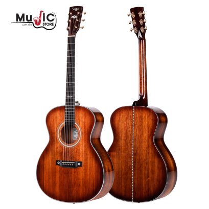 กีตาร์โปร่ง SAGA K1-GN Acoustic Guitar ( All Solid )
