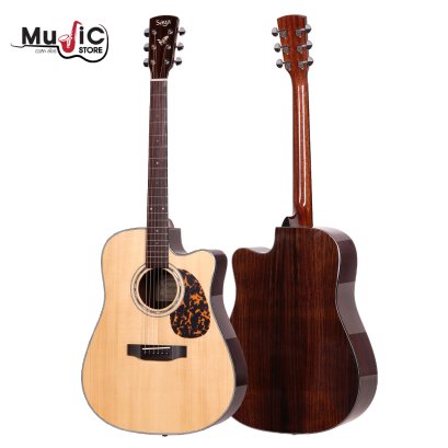 SAGA D20C  Acoustic Guitar ( Solid Top )