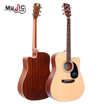 SAGA SF700C Acoustic Guitar ( Solid Top )