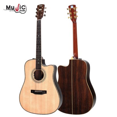 กีต้าร์โปร่งไฟฟ้า SAGA SL65CE ( All Solid )