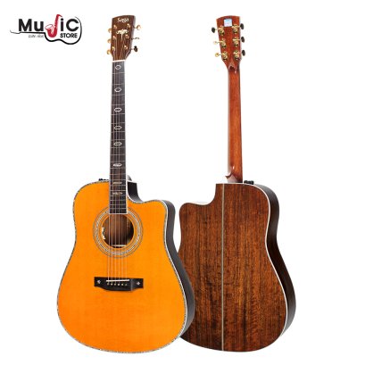 กีต้าร์โปร่งไฟฟ้า SAGA SL68CE ( All Solid )