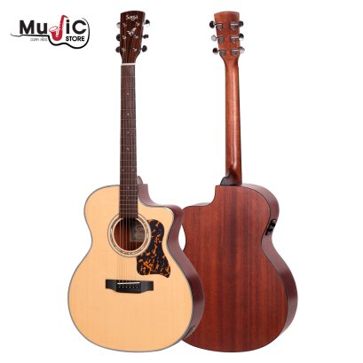 SAGA G100C Acoustic Electric Guitar