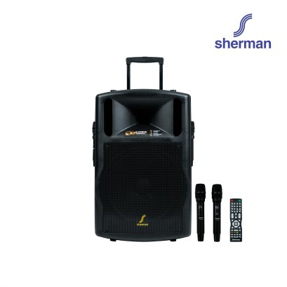 Sherman ลำโพงเคลื่อนที่ 18 นิ้ว 160W รุ่น APS-505