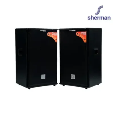SHERMAN ลำโพงแอมป์ รุ่น SB-604 ขนาด 10 นิ้ว สีดำ