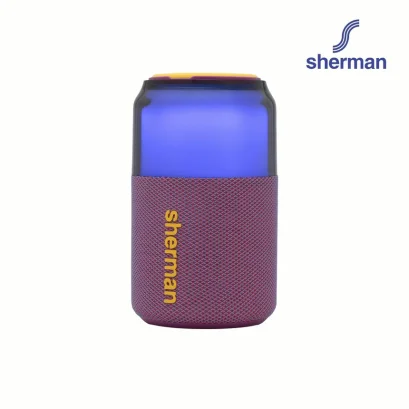 Sherman ลำโพงบลูทูธมินิแบบพกพา รุ่น BS-55 สี Purple