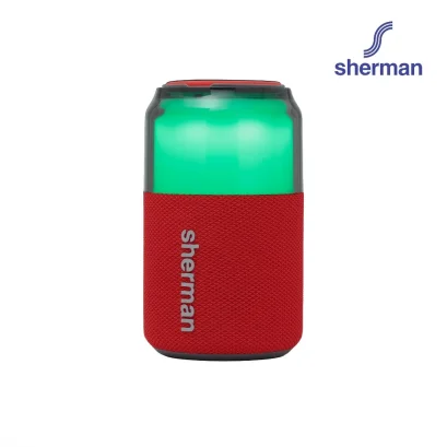 Sherman ลำโพงบลูทูธมินิแบบพกพา รุ่น BS-55 สี Red