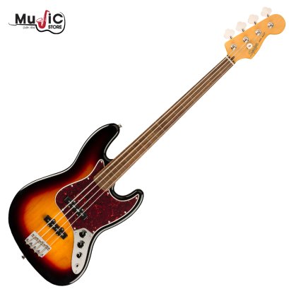 Squier Classic Vibe 60&#039;s Fretless Jazz Bass ( Sunburst )