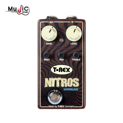 T-Rex NITROS Hypergain Distortion Effects Pedal