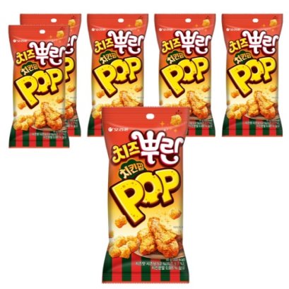 Orion Cheese-Sprinkled Chicken Pops, 65g, 6 Pack