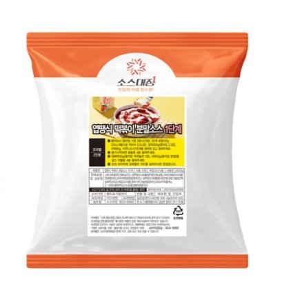 Sose Daejang Yeopddang-Style Tteokbokki Powder Sauce (Level 1 Spicy), 400g