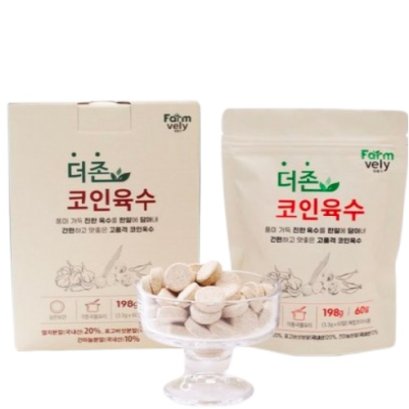 Farmvely Nado Yoriwang Thezon Coin Broth Deep Flavor (60 Tablets × 2 Packs, 198g)