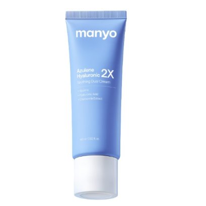 manyo Azulene Hyaluronic 2X Soothing Dual Cream 60ml