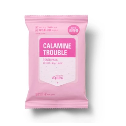 [DAISO] Apieu The Pure Calamine Trouble Toner Pads 48g/30pads